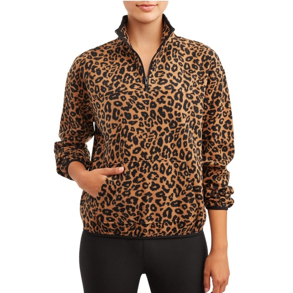 No Boundaries Sweaters - No Boundaries Juniors' Polar Fleece Quarter Zip-Up